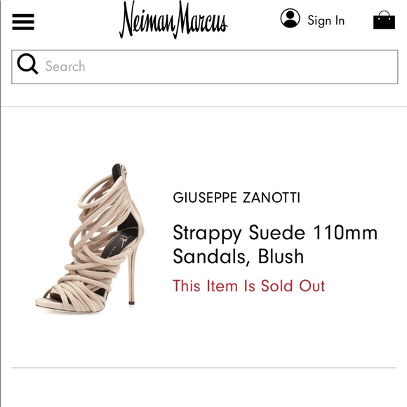 Brand New Giuseppe Zanotti Strappy Suede 110mm Sandals Heels Blush - Picture 3 of 12